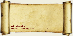 Isidora Žerić vizit kartica